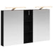 Set dulap baie cu raft 3 pcs 100 x 10,5 x 60,5 cm Lemn compozit - WALTI WALTI