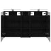 Set dulap baie cu raft 3 pcs 100 x 10,5 x 60,5 cm Lemn compozit - WALTI WALTI