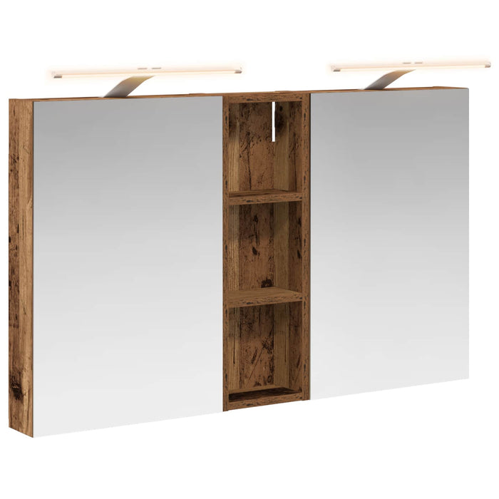 Set dulap baie 3 buc. 100 x 10,5 x 60,5 cm Lemn prelucrat WALTI