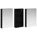 Set dulap baie cu raft 3 pcs 110 x 10,5 x 60,5 cm Lemn compozit - WALTI WALTI