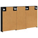 Set dulap baie cu raft 3 pcs 110 x 10,5 x 60,5 cm Lemn compozit - WALTI WALTI