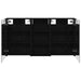 Set dulap baie cu raft 3 pcs 110 x 10,5 x 60,5 cm Lemn compozit - WALTI WALTI