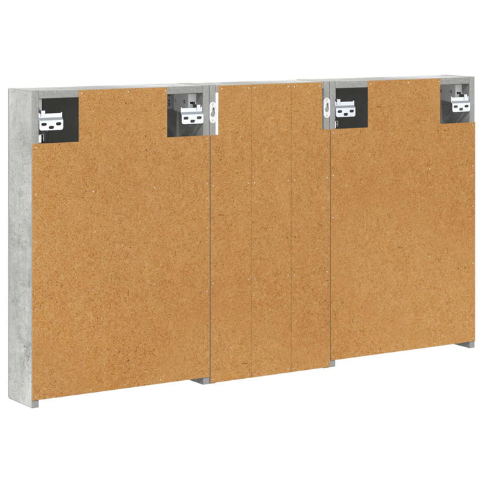 Set dulap baie cu raft 3 pcs 110 x 10,5 x 60,5 cm Lemn compozit - WALTI WALTI