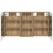 Set dulap baie cu raft 3 pcs 110 x 10,5 x 60,5 cm Lemn compozit - WALTI WALTI