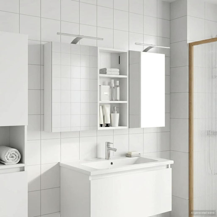 Set dulap baie 3 buc. 110 x 10,5 x 60,5 cm Lemn prelucrat - WALTI WALTI
