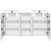 Set dulap baie 3 buc. 110 x 10,5 x 60,5 cm Lemn prelucrat - WALTI WALTI