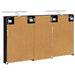 Set dulap baie cu raft 3 pcs 110 x 10,5 x 60,5 cm Lemn compozit - WALTI WALTI