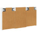 Set dulap baie cu raft 3 pcs 120 x 10,5 x 60,5 cm Lemn compozit - WALTI WALTI