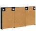 Set dulap baie 3 buc. 120 x 10,5 x 60,5 cm Lemn prelucrat - WALTI WALTI