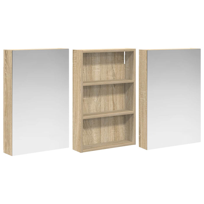 Set dulap baie 3 buc. 120 x 10,5 x 60,5 cm Lemn prelucrat WALTI