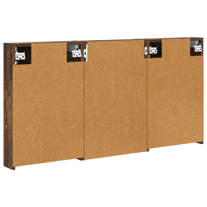 Set dulap baie 3 buc. 120 x 10,5 x 60,5 cm Lemn prelucrat WALTI