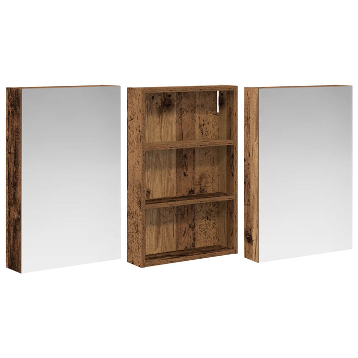 Set dulap baie 3 buc. 120 x 10,5 x 60,5 cm Lemn prelucrat WALTI