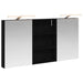 Set dulap baie cu raft 3 pcs 120 x 10,5 x 60,5 cm Lemn compozit - WALTI WALTI