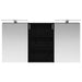 Set dulap baie cu raft 3 pcs 120 x 10,5 x 60,5 cm Lemn compozit - WALTI WALTI