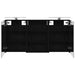 Set dulap baie cu raft 3 pcs 120 x 10,5 x 60,5 cm Lemn compozit - WALTI WALTI