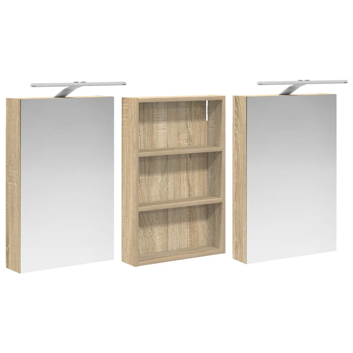 Set dulap baie 3 buc. 120 x 10,5 x 60,5 cm Lemn prelucrat WALTI
