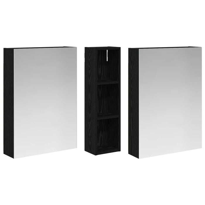 Set dulap baie 3 buc. 120 x 14,5 x 70 cm Lemn prelucrat - WALTI WALTI
