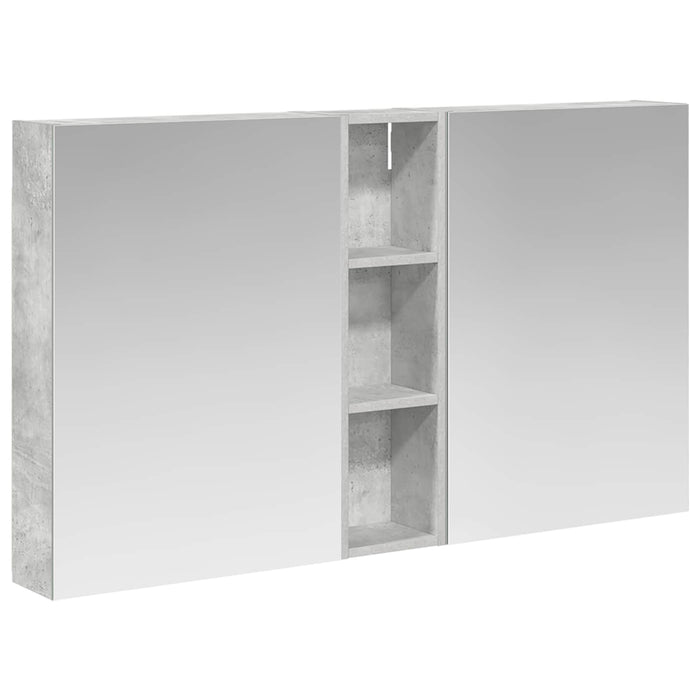 Set dulap baie cu raft 3 pcs 120 x 14,5 x 70 cm Lemn compozit - WALTI WALTI