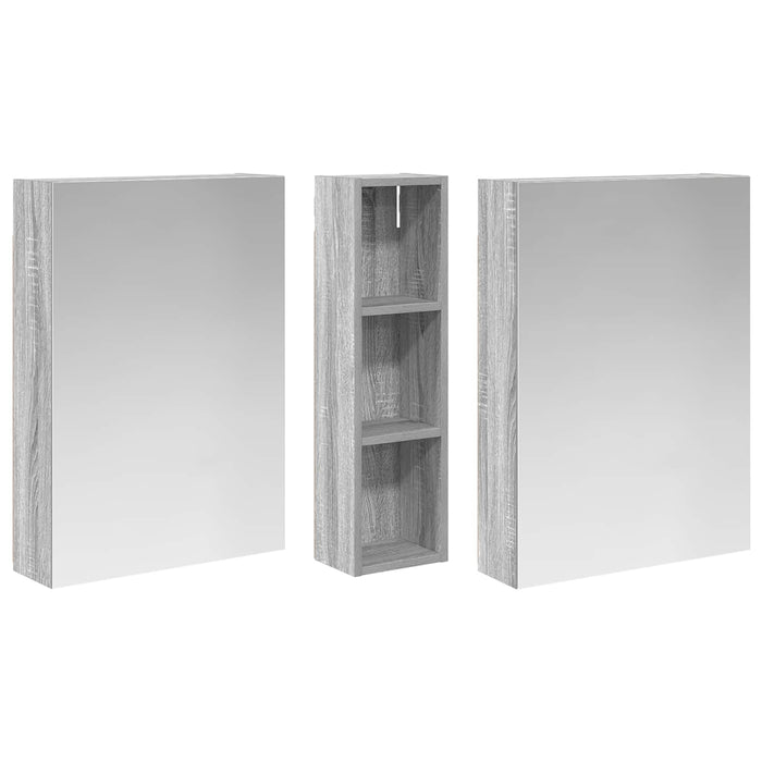 Set dulap baie 3 buc. 120 x 14,5 x 70 cm Lemn prelucrat WALTI