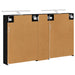Set dulap baie cu raft 3 pcs 120 x 14,5 x 70 cm Lemn compozit - WALTI WALTI