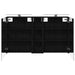 Set dulap baie cu raft 3 pcs 120 x 14,5 x 70 cm Lemn compozit - WALTI WALTI