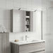 Set dulap baie cu raft 3 pcs 120 x 14,5 x 70 cm Lemn compozit - WALTI WALTI