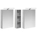 Set dulap baie cu raft 3 pcs 120 x 14,5 x 70 cm Lemn compozit - WALTI WALTI