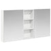 Set dulap baie cu raft 3 pcs 130 x 14,5 x 70 cm Lemn compozit - WALTI WALTI