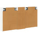 Set dulap baie cu raft 3 pcs 130 x 14,5 x 70 cm Lemn compozit - WALTI WALTI
