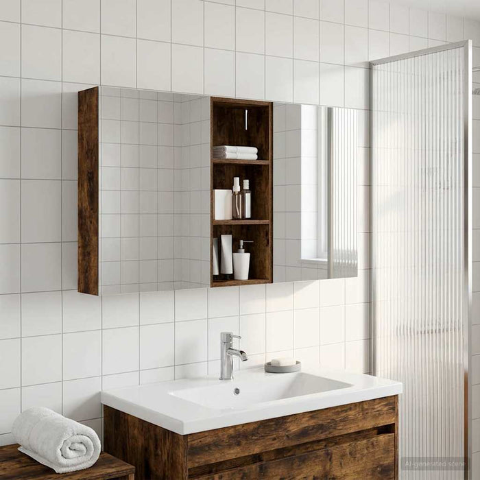 Set dulap baie 3 buc. 130 x 14,5 x 70 cm Lemn prelucrat WALTI
