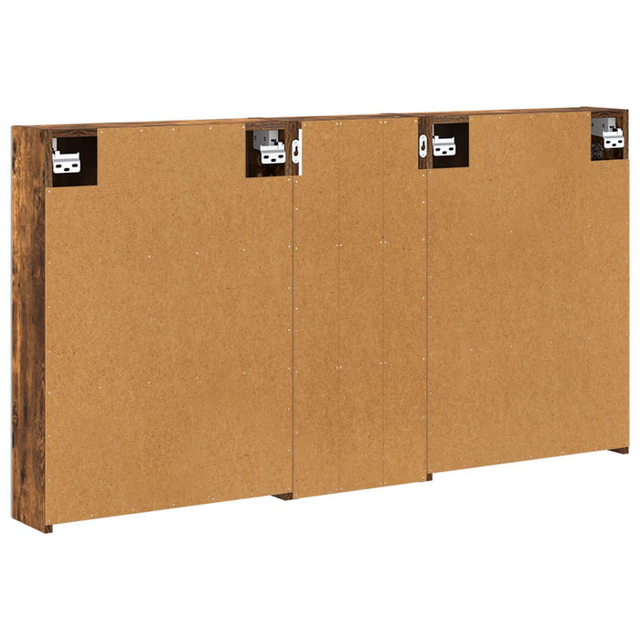 Set dulap baie 3 buc. 130 x 14,5 x 70 cm Lemn prelucrat WALTI