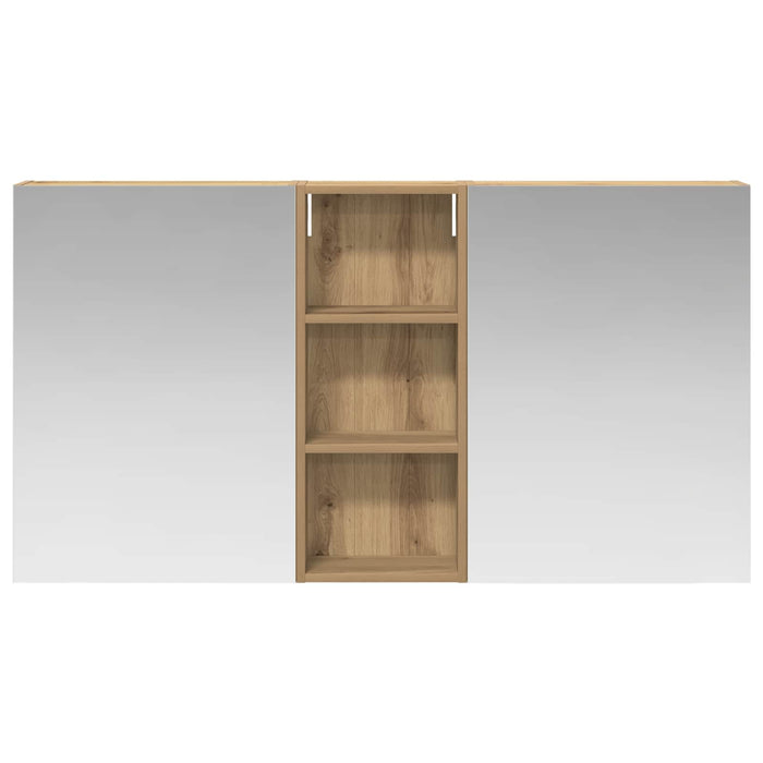 Set dulap baie 3 buc. 130 x 14,5 x 70 cm Lemn prelucrat - WALTI WALTI