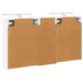 Set dulap baie cu raft 3 pcs 130 x 14,5 x 70 cm Lemn compozit - WALTI WALTI