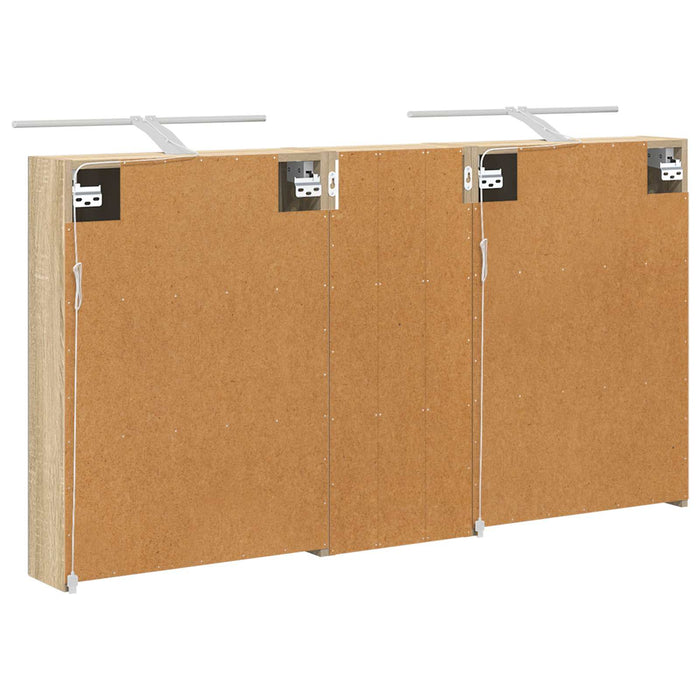 Set dulap baie 3 buc. 130 x 14,5 x 70 cm Lemn prelucrat - WALTI WALTI