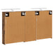Set dulap baie cu raft 3 pcs 130 x 14,5 x 70 cm Lemn compozit - WALTI WALTI