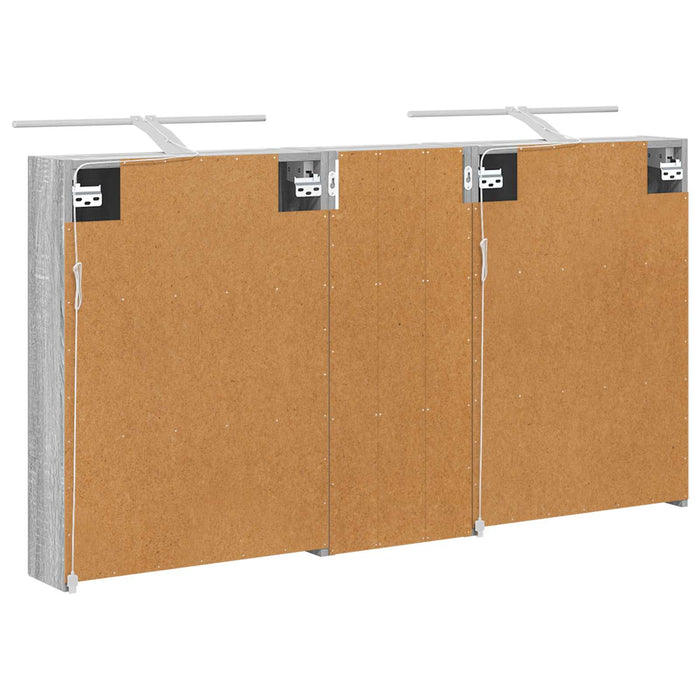 Set dulap baie 3 buc. 130 x 14,5 x 70 cm Lemn prelucrat WALTI