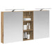 Set dulap baie 3 buc. 130 x 14,5 x 70 cm Lemn prelucrat - WALTI WALTI