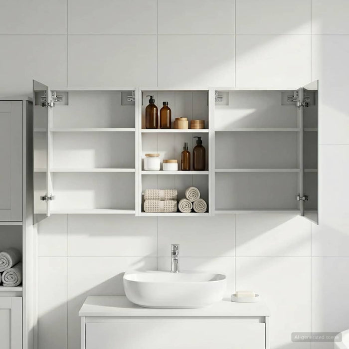 Set dulap baie 3 buc. 140 x 14,5 x 70 cm Lemn prelucrat WALTI