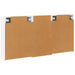 Set dulap baie cu raft 3 pcs 140 x 14,5 x 70 cm Lemn compozit - WALTI WALTI