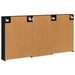 Set dulap baie 3 buc. 140 x 14,5 x 70 cm Lemn prelucrat - WALTI WALTI