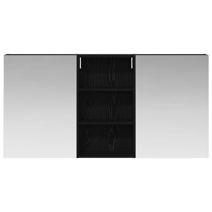 Set dulap baie 3 buc. 140 x 14,5 x 70 cm Lemn prelucrat - WALTI WALTI