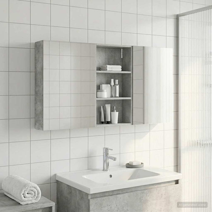Set dulap baie 3 buc. 140 x 14,5 x 70 cm Lemn prelucrat WALTI