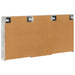 Set dulap baie cu raft 3 pcs 140 x 14,5 x 70 cm Lemn compozit - WALTI WALTI