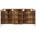 Set dulap baie cu raft 3 pcs 140 x 14,5 x 70 cm Lemn compozit - WALTI WALTI