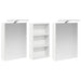 Set dulap baie cu raft 3 pcs 140 x 14,5 x 70 cm Lemn compozit - WALTI WALTI