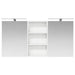 Set dulap baie cu raft 3 pcs 140 x 14,5 x 70 cm Lemn compozit - WALTI WALTI
