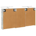 Set dulap baie cu raft 3 pcs 140 x 14,5 x 70 cm Lemn compozit - WALTI WALTI
