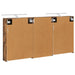 Set dulap baie cu raft 3 pcs 140 x 14,5 x 70 cm Lemn compozit - WALTI WALTI