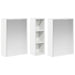 Set dulap baie pentru 3 pcs 106 x 16 x 62,5 cm Lemn compozit - WALTI WALTI