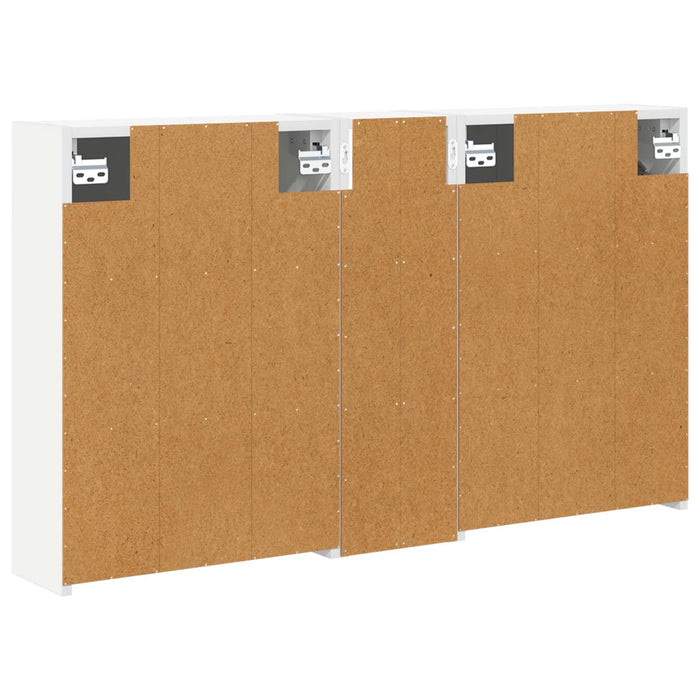 Set dulap baie pentru 3 pcs 106 x 16 x 62,5 cm Lemn compozit - WALTI WALTI